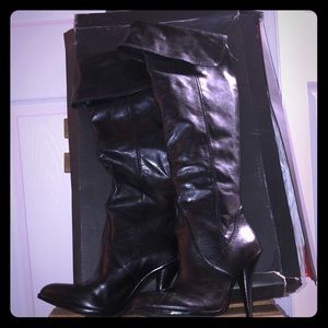 BCBCMAXAZRIA Over the Knee Black Boots